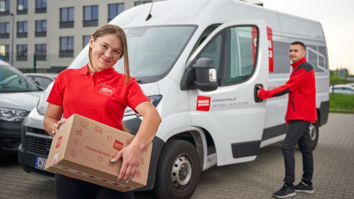 ORLEN Paczka Dostawy Kurier Samochód dostawczy Szczyt paczkowy Przesyłka